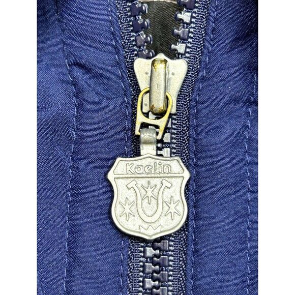Kaelin Athletic Track Suit Jacket Wm's Sz L Navy Blue Machine Washable - Picture 5 of 9